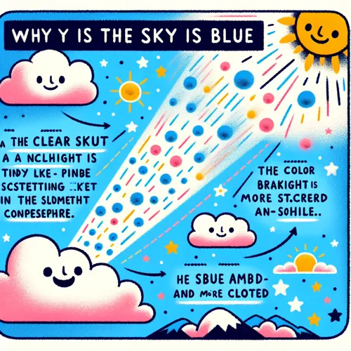 Why the sky is blue - Explained for 5 year olds (4 Kids)